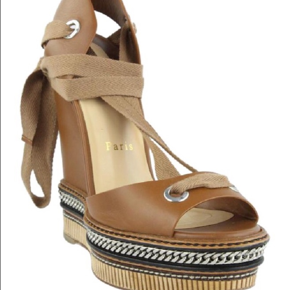 Christian Louboutin Tribuli 140 calf wedge 36